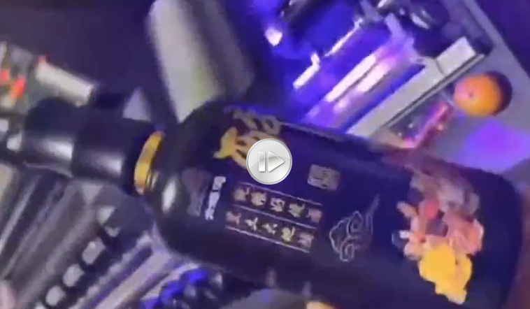 圓柱體打印視頻，酒瓶打印視頻，化妝品打印視頻